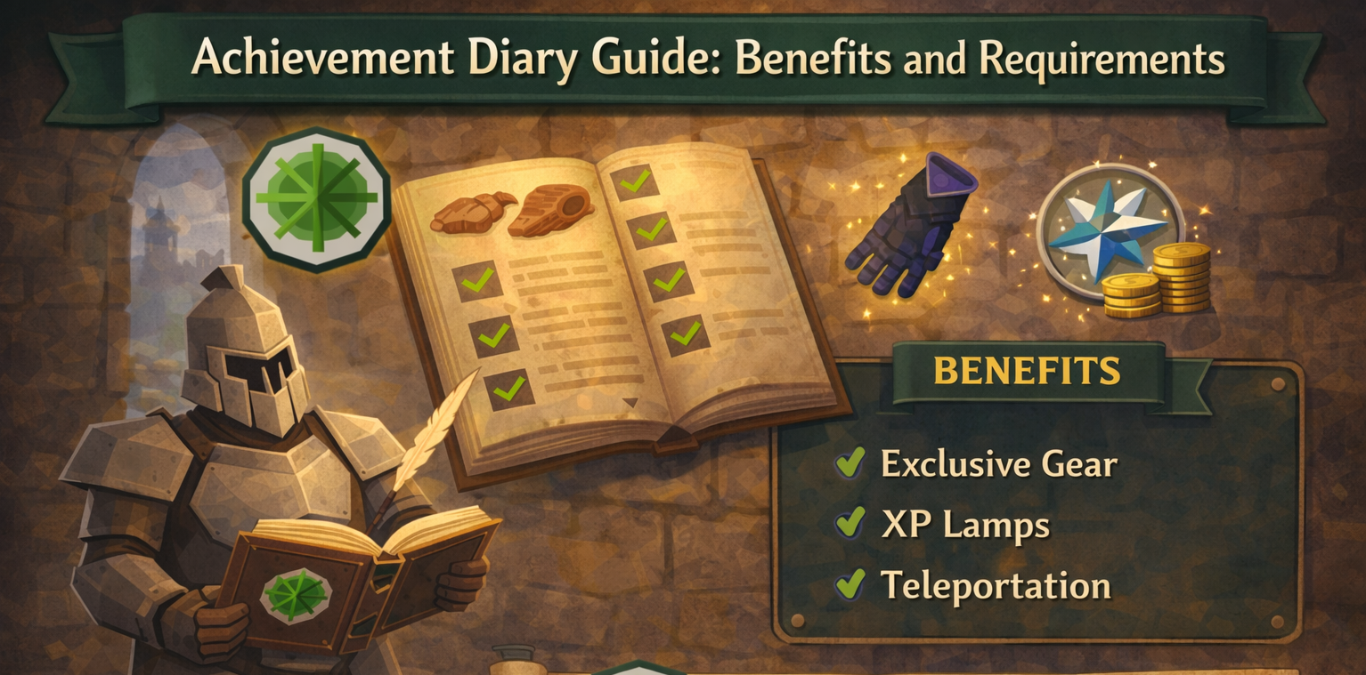 Achievement Diary Guide: Benefits and Requirements